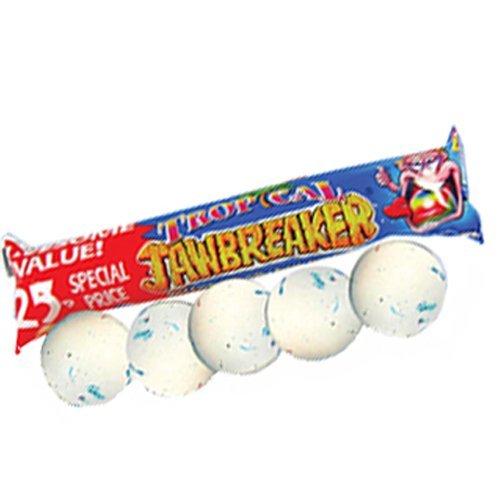 Tropical JAWBREAKERS Bubblegum X3 Packungen (15 Bälle)