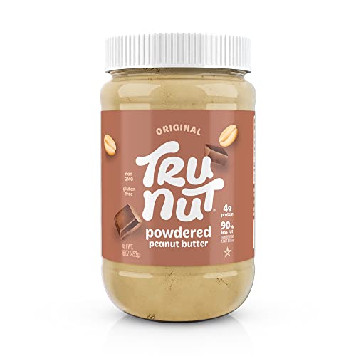 Tru-Nut Erdnussbutter Pulver, 453g - Kakao Geschmack - Veganes Protein - Glutenfrei - Proteinreich von Tru-Nut
