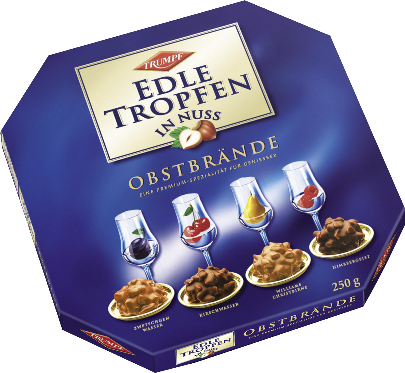 Trumpf Edle Tropfen in Nuss Obstbrände 250G Trumpf Edle Tropfen in Nuss Obstbrände 250G
