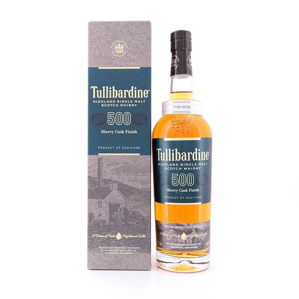 Tullibardine 500 Sherry finish 0,70 L/ 43.0% vol Tullibardine 500 Sherry finish 0,70 L/ 43.0% vol