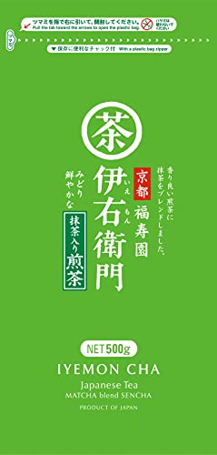 Uji no dew Iemon Ibuki green tea with green tea 500g Uji no dew Iemon Ibuki green tea with green tea 500g