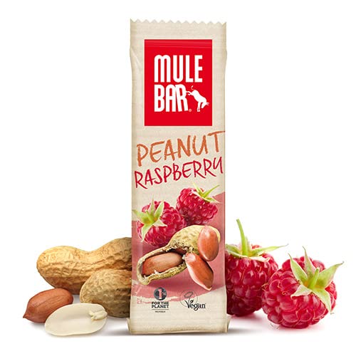 Mulebar – Proteinriegel – Mandel – Erdbeere – 40 g – Vegan – 25% Protein von MULEBAR