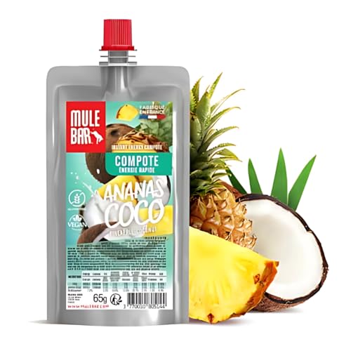 Unbekannt Pulpes de Fruits Bio 65g : Ananas - Coco (x10) von MULEBAR