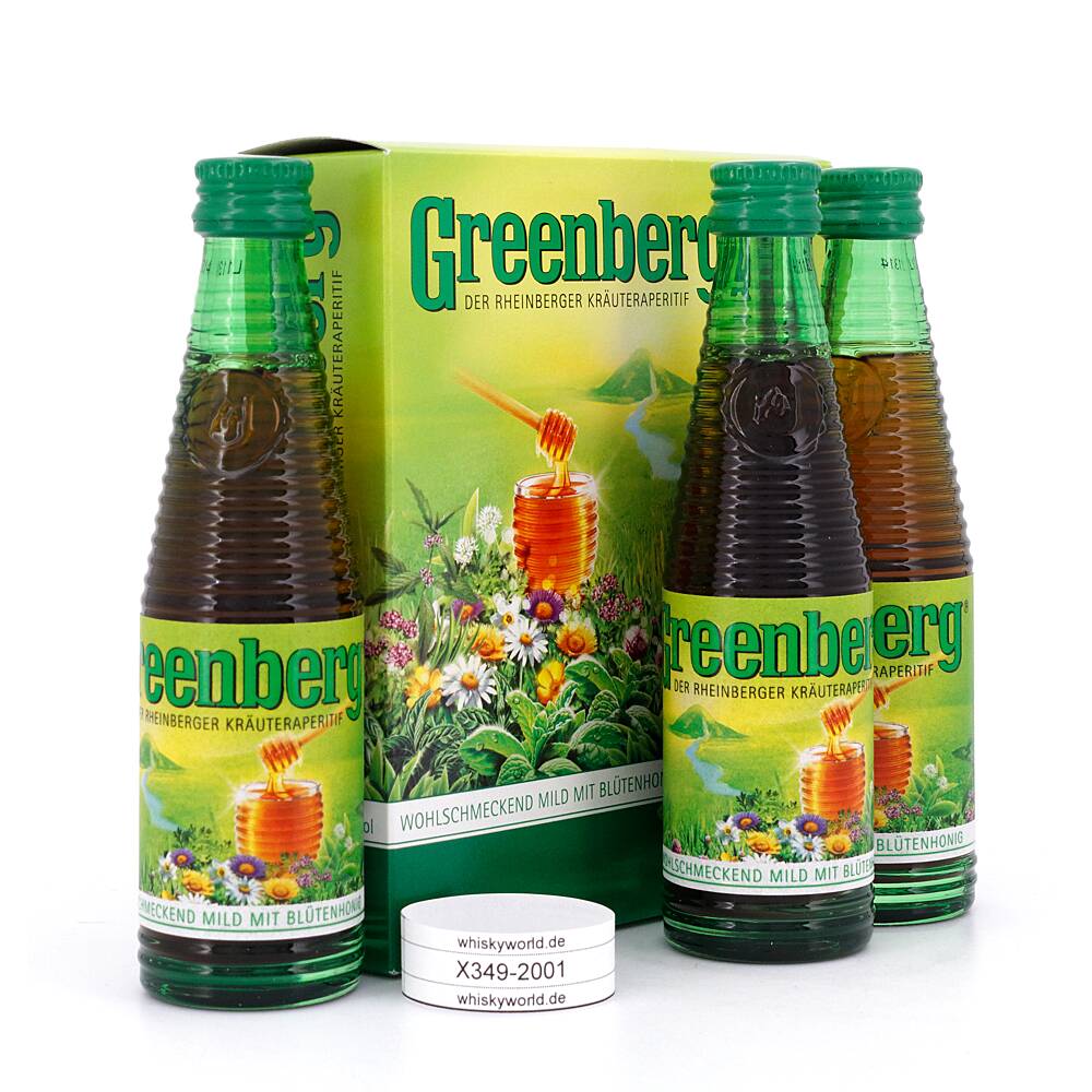 Underberg Greenberg 3 x 0,04l Rheinberger 0,120 L/ 22.0% vol Underberg Greenberg 3 x 0,04l Rheinberger 0,120 L/ 22.0% vol