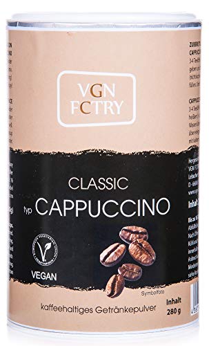 VGN FCTRY - Instant Kaffee - Typ: Cappuccino Classic - 280g - vegan / vegetarisch von VGN FCTRY