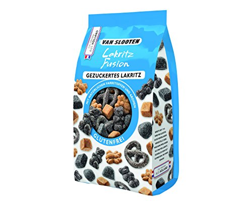 Van Slooten Lakritz Fusion Sugared Lakritz Mix 400 g, 15 Stück Van Slooten Lakritz Fusion Sugared Lakritz Mix 400 g, 15 Stück von Van Slooten