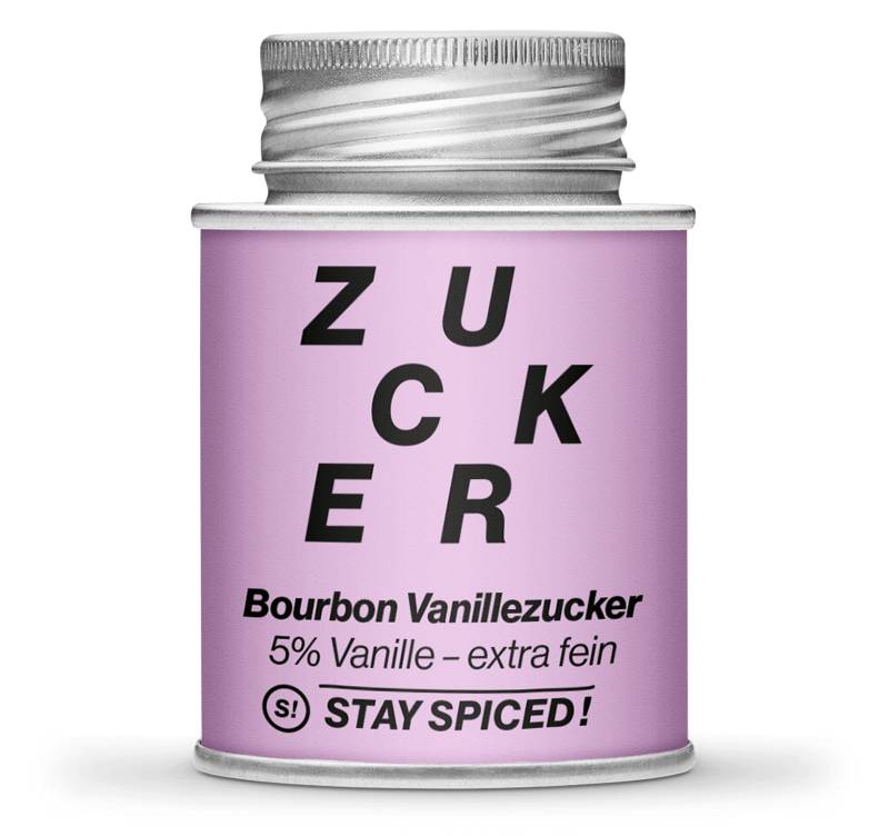 Vanillezucker 5% Bourbonvanille, Backzucker, extra-fein