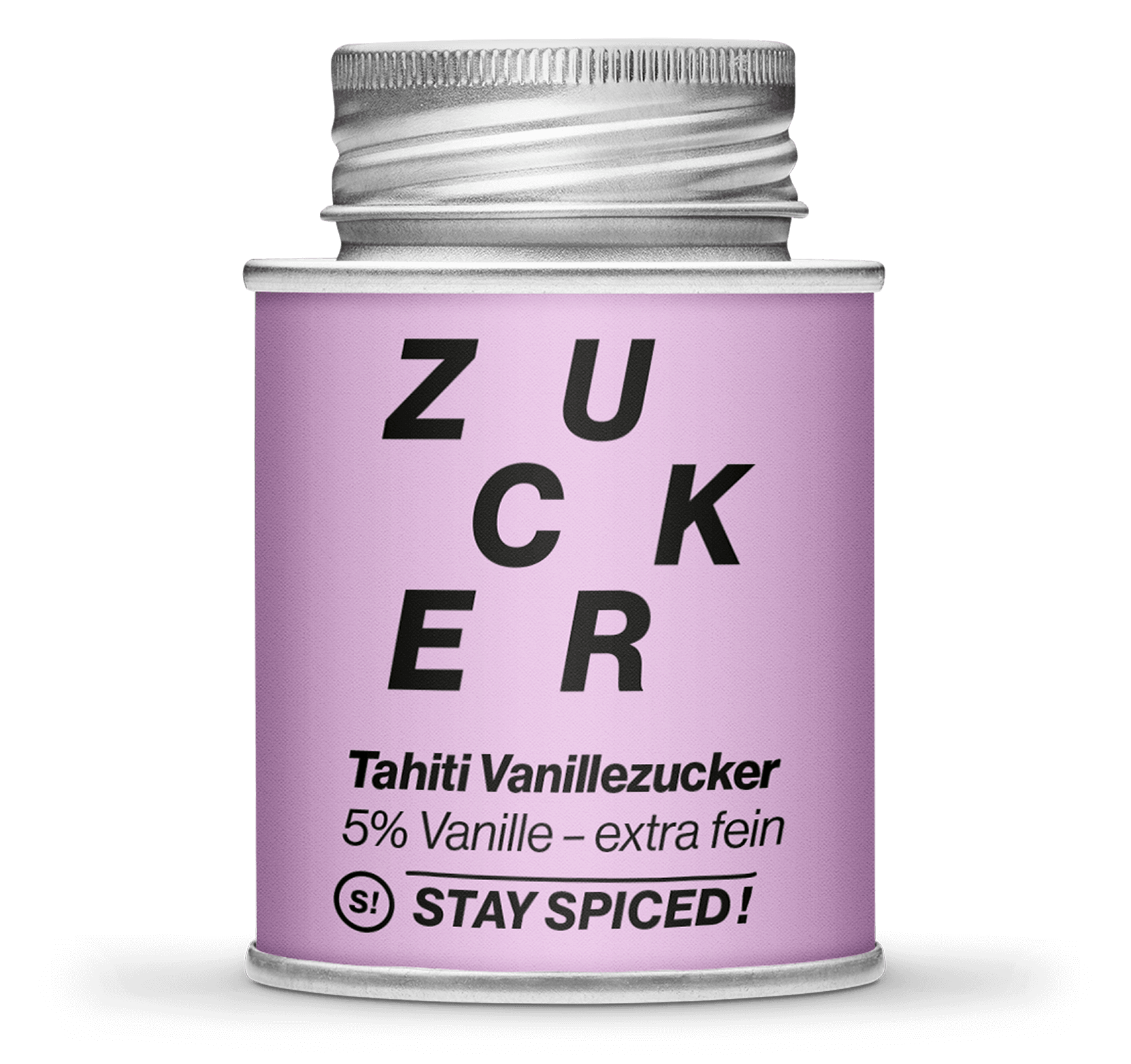 Vanillezucker 5% Tahiti Vanille, Backzucker, extra-fein