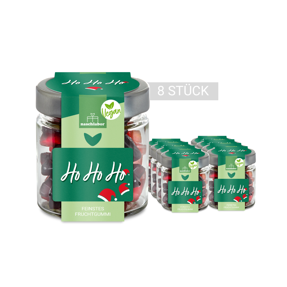 Vegan Ho Ho Ho Fruchtgummi - Groß-Verpackung Vegan Ho Ho Ho Fruchtgummi - Groß-Verpackung