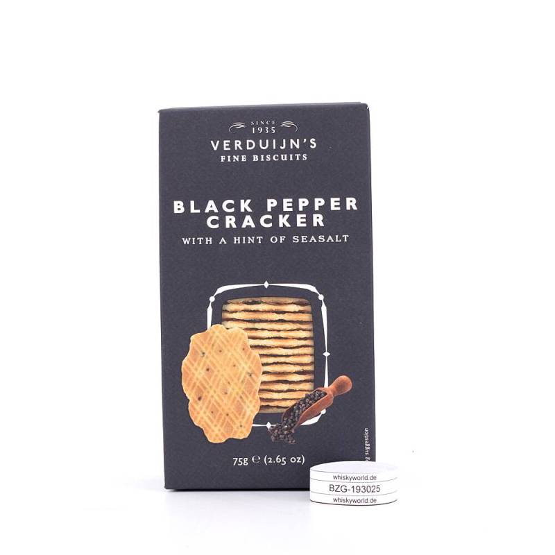 Verduijn's Black Pepper Cracker Waffeln mit 75 g