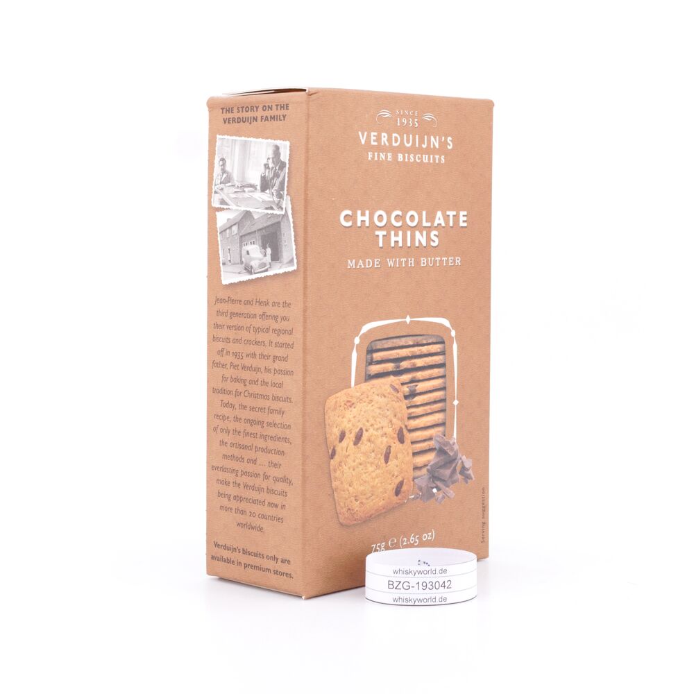 Verduijn's Butter Biscuits With Chocolate & Coconut 75 g