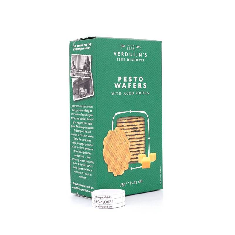 Verduijn's Pesto Wafers Käsewaffeln mit Basilikum 75 g