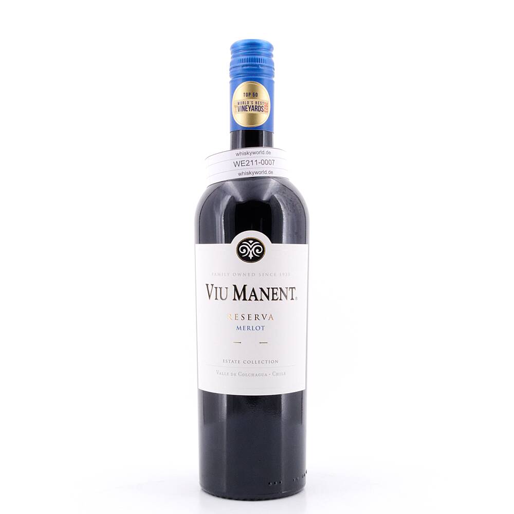 Viu Manent Reserva Merlot 2022 0,750 L/ 13.5% vol Viu Manent Reserva Merlot 2022 0,750 L/ 13.5% vol
