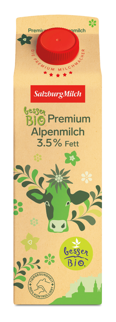 Vollmilch 3,5% Bio Vollmilch 3,5% Bio von SalzburgMilch GmbH