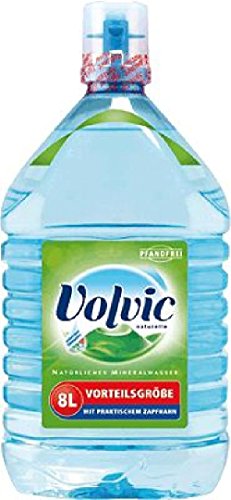 Volvic Mineralwasser Naturelle/380227, Inh. 8,0 l