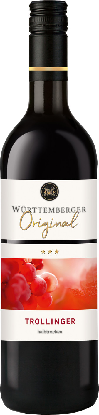 WZG Württemberger Trollinger Rotwein halbtrocken 0,75L