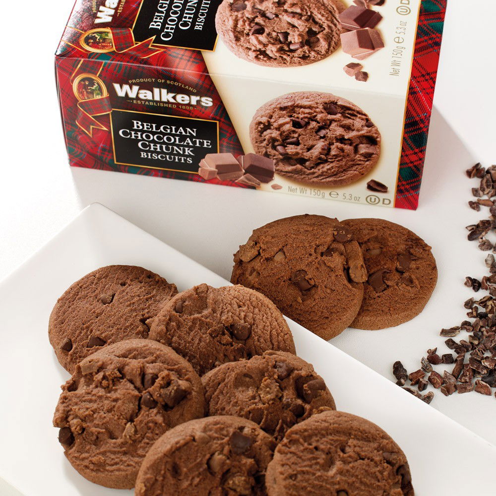 Walkers Biscuits mit belgischer Schokolade Walkers Biscuits mit belgischer Schokolade von Walkers