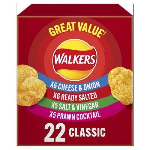 Walkers Classic Variety Multipack Crisps Box 22 x 25 g von Walkers