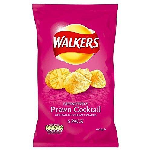 Walkers Crisps - Prawn Cocktail (6x25g) by Groceries von Walkers
