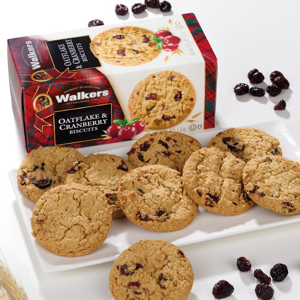 Walkers Biscuits Oatflake Cranberry Walkers Biscuits Oatflake Cranberry von Walkers