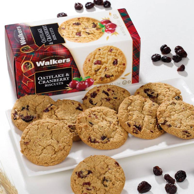 Walkers Biscuits Oatflake Cranberry von Walkers