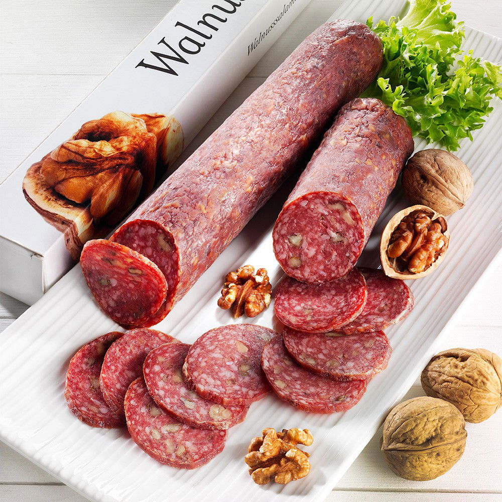 Walnusssalami, im Stück Walnusssalami, im Stück von Obere Metzgerei Franz Winterhalter