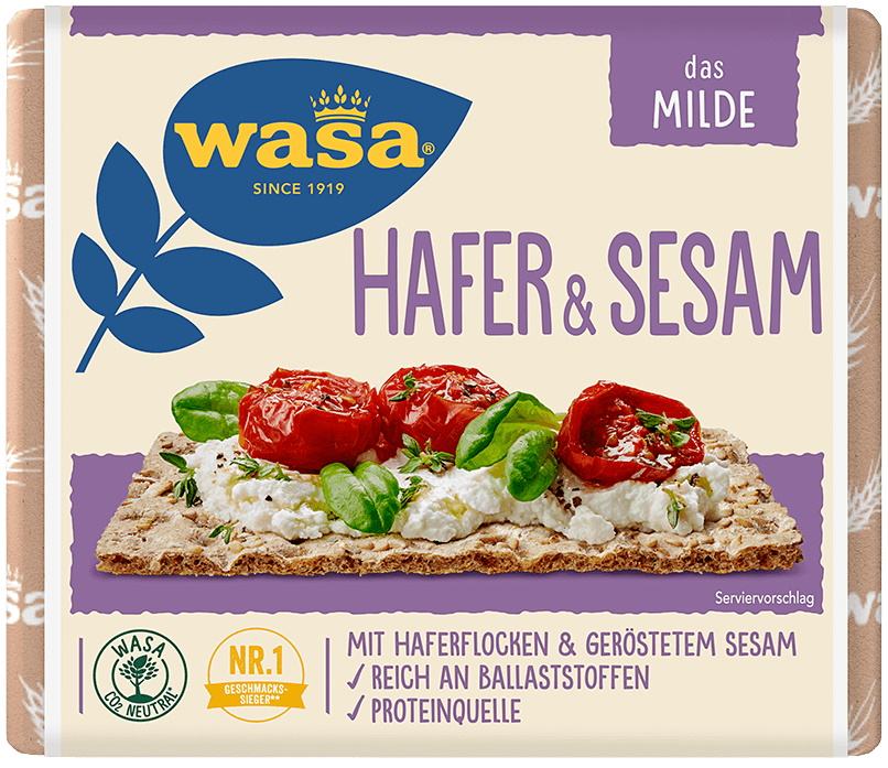 Wasa Knäckebrot Hafer & Sesam 230G