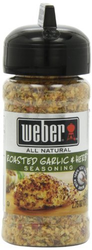 Weber Grill Seasoning, Roasted Garlic Herb, 2.75-Ounce (Pack of 6) by Weber von Weber