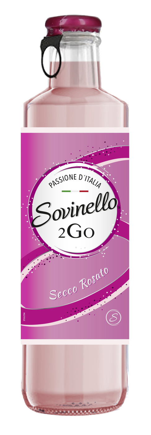 Weinkellerei Hechtsheim Sovinello 2Go Secco Rosato 0,275L Weinkellerei Hechtsheim Sovinello 2Go Secco Rosato 0,275L