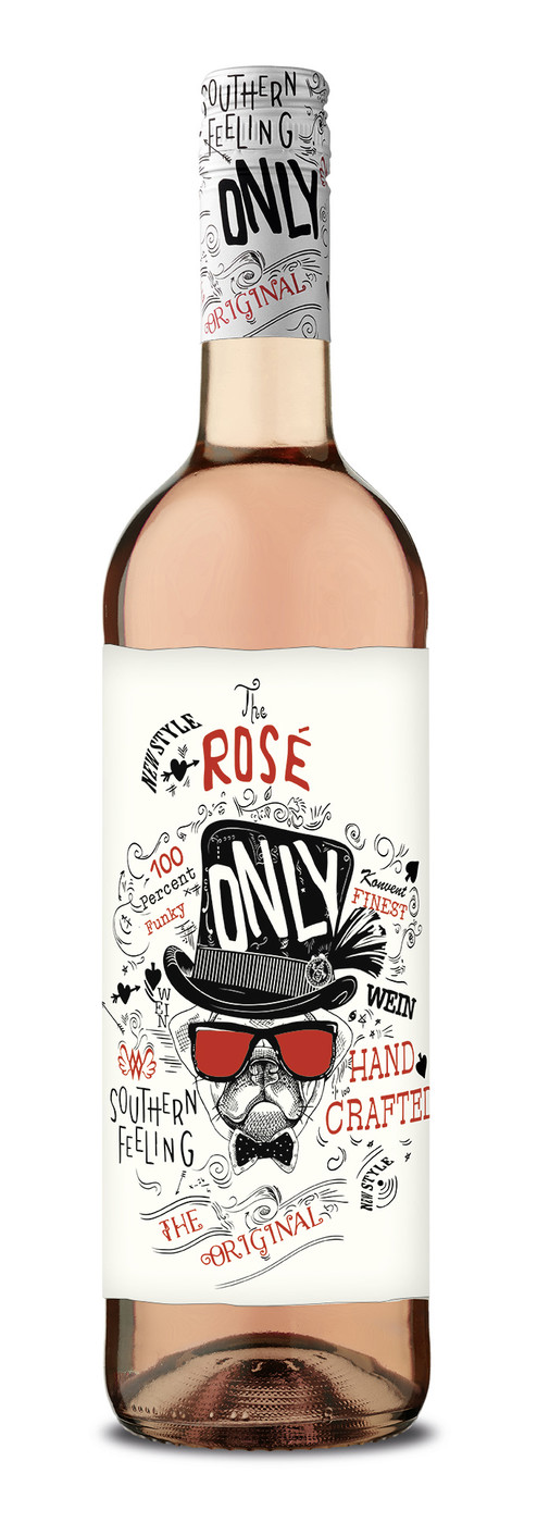 Weinkonvent Dürrenzimmern Rosé Only 0,75L - Etikett verschmutzt/beschädigt