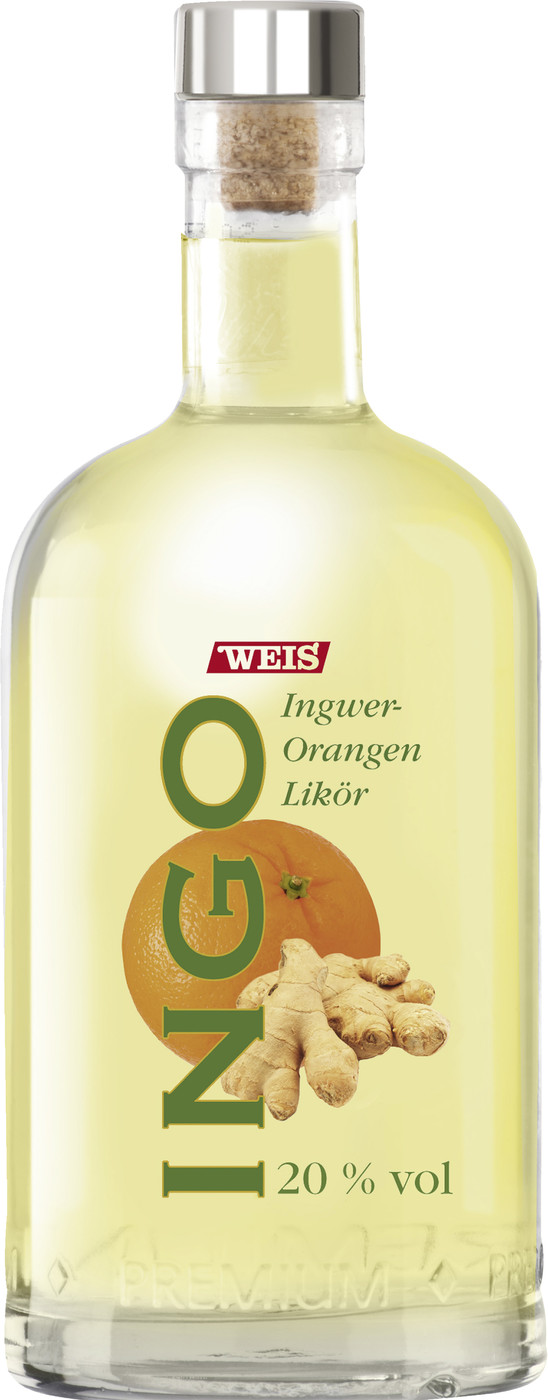 Ingo Ingwer-Orangen Likör 0,5L Ingo Ingwer-Orangen Likör 0,5L