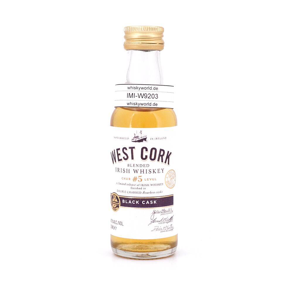 West Cork Black Cask Char #5 Level Char #5 Level 0,050 L/ 40.0% vol West Cork Black Cask Char #5 Level Char #5 Level 0,050 L/ 40.0% vol