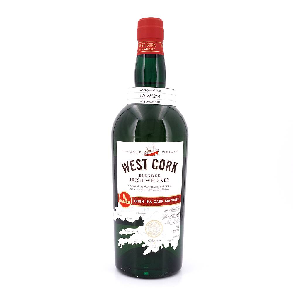 West Cork IPA Cask Finish 0,70 L/ 40.0% vol West Cork IPA Cask Finish 0,70 L/ 40.0% vol