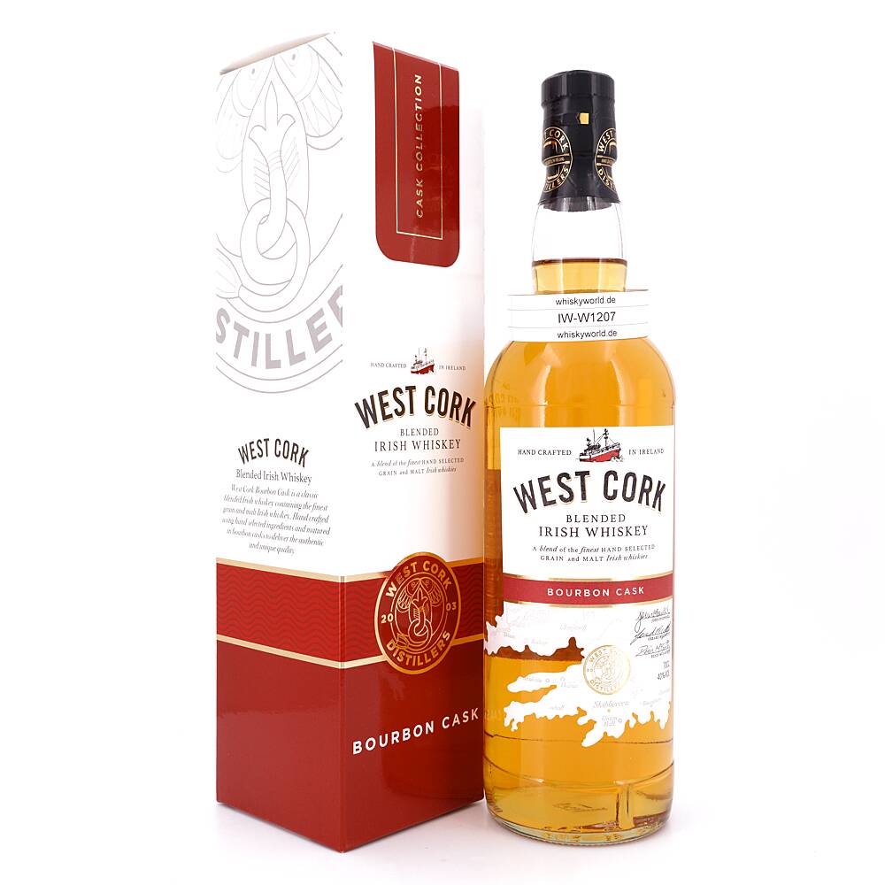 West Cork Original Blended Bourbon Cask 0,70 L/ 40.0% vol