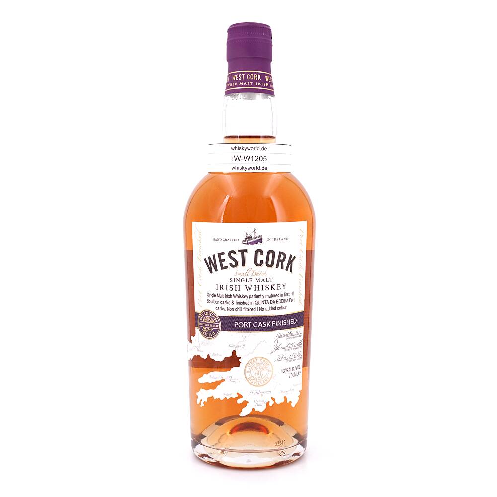 West Cork Single Malt Port Cask Finish 0,70 L/ 43.0% vol West Cork Single Malt Port Cask Finish 0,70 L/ 43.0% vol