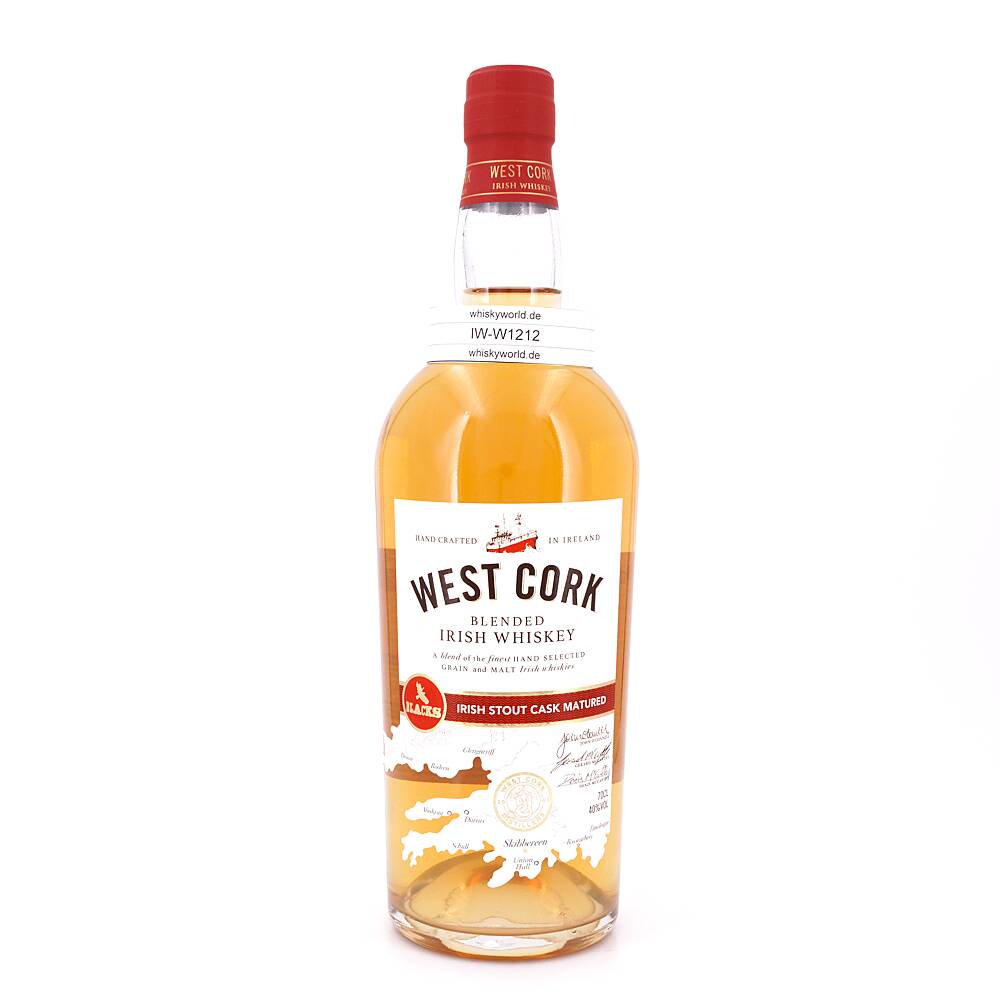 West Cork Stout Cask Finish 0,70 L/ 40.0% vol West Cork Stout Cask Finish 0,70 L/ 40.0% vol