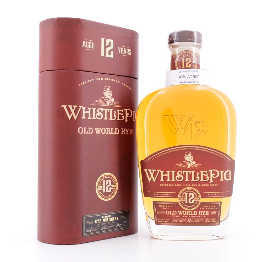 Whistlepig Rye 12 Jahre 0,70 L/ 43.0% vol