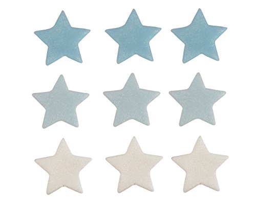 Stars Sugarcraft Toppers Blue, Light Blue & White von Anniversary House