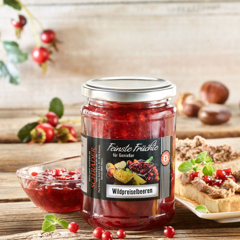 Schrader Wildpreiselbeeren aus Skandinavien Schrader Wildpreiselbeeren aus Skandinavien von Schrader