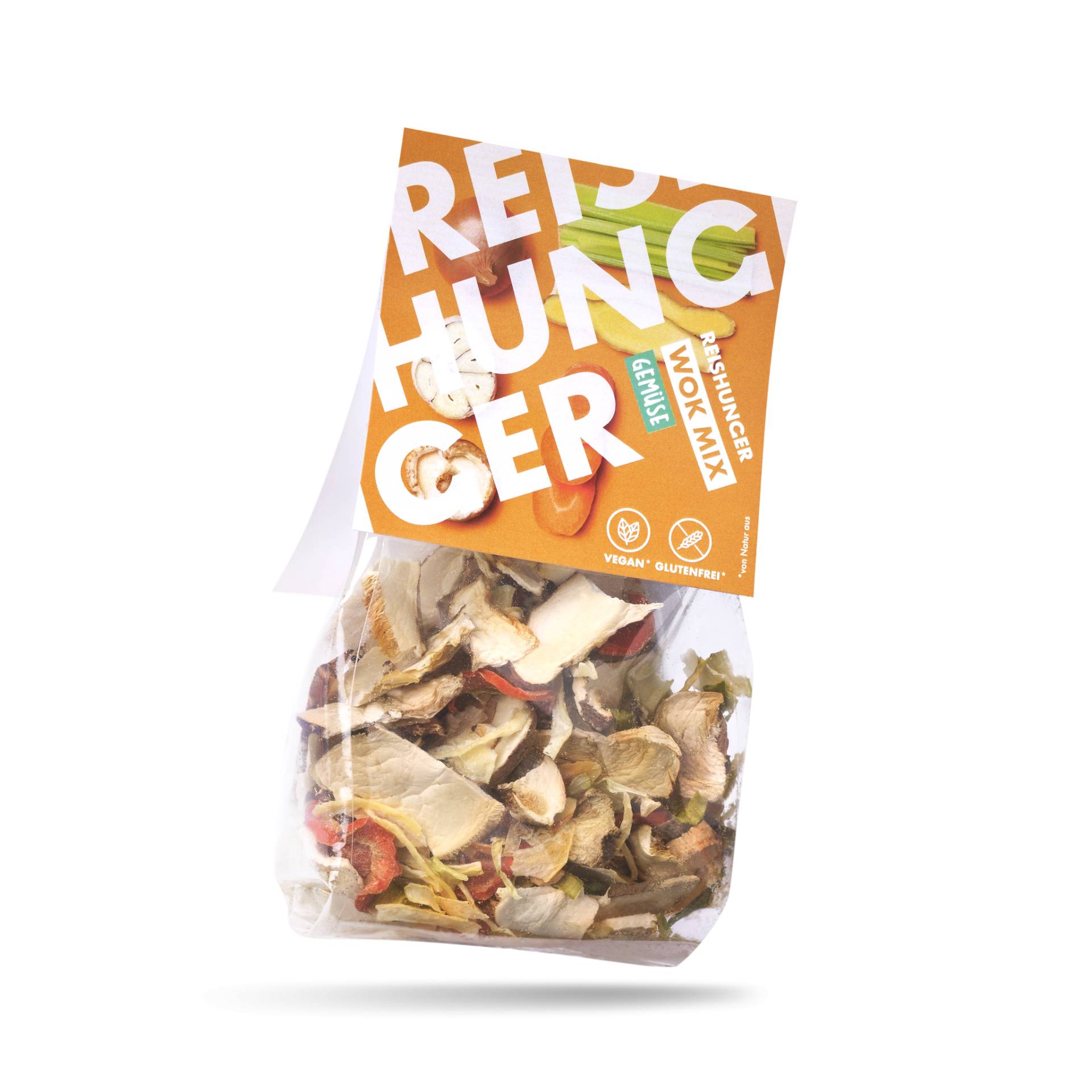 Wok Gemüse Mix (12x45g) | Würzig-aromatische Grundzutat für Wok Gerichte & Suppen