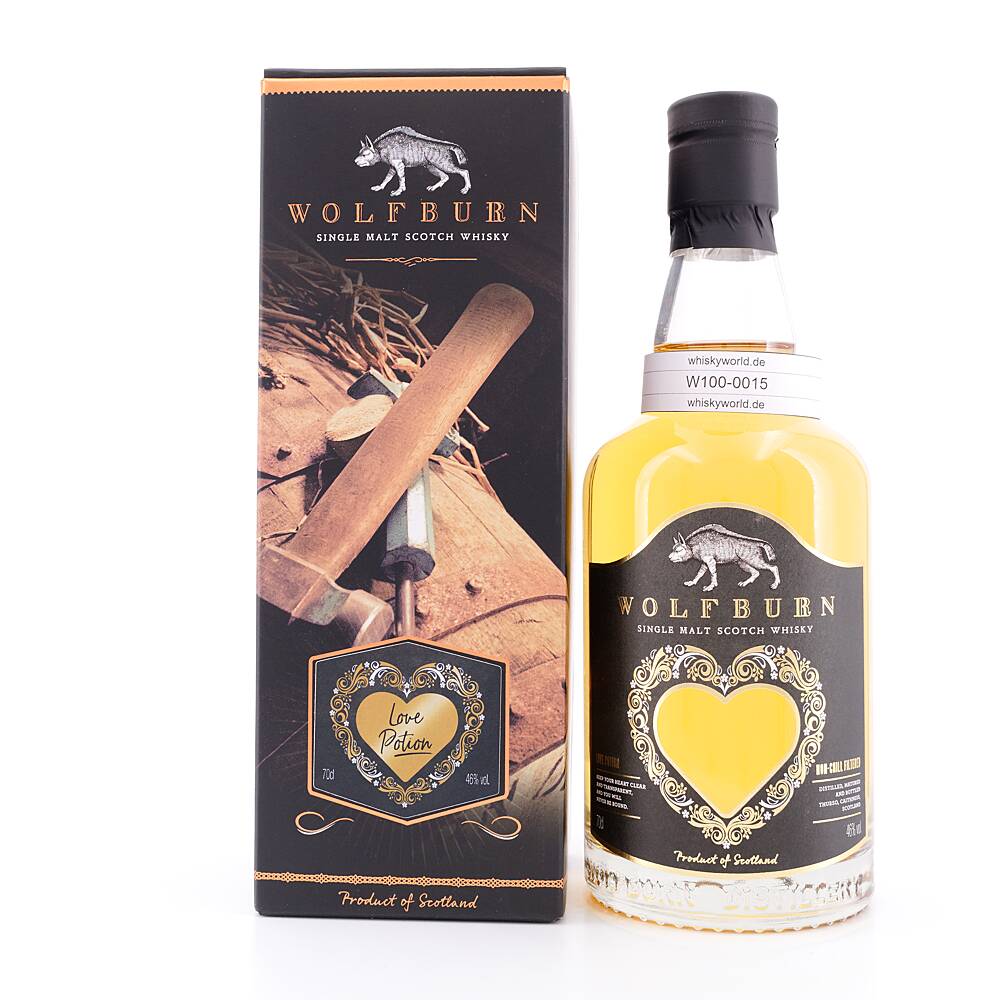 Wolfburn LOVE POTION 0,70 L/ 46.0% vol Wolfburn LOVE POTION 0,70 L/ 46.0% vol