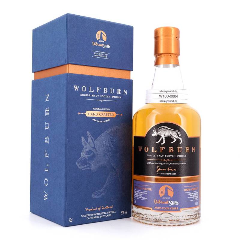 Wolfburn Vibrant Stills 4 Jahre Deutschlandabfüllung 0,70 L/ 50.0% vol