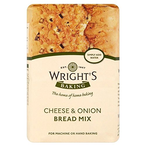 Wrights Cheese & Onion Bread Mix (500g) - Packung mit 2 von wrights baking