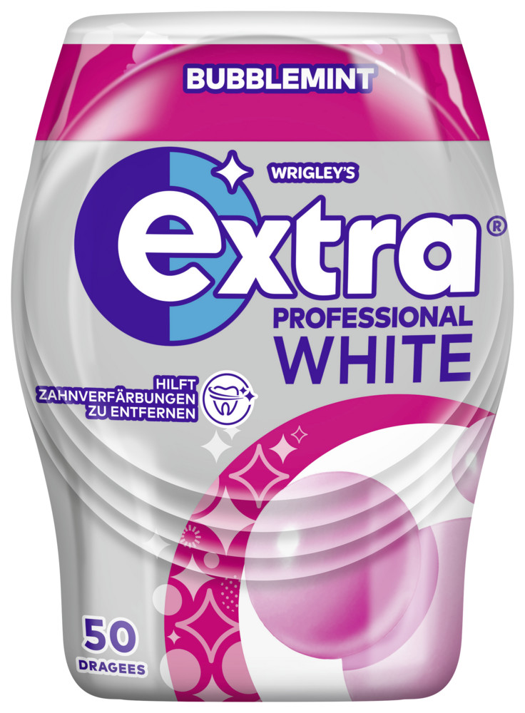 Wrigleys Extra Professional White Bubblemint 50ST