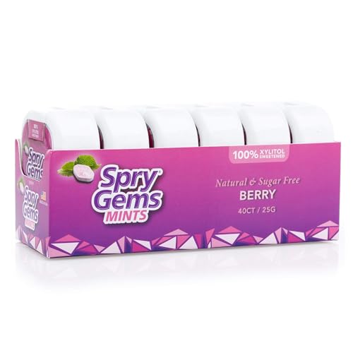 Xlear, Spry Gems, Mints, Berry, 40 Count, 25 g Xlear, Spry Gems, Mints, Berry, 40 Count, 25 g von Spry