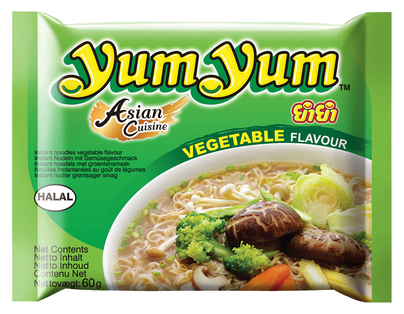 Yum Yum Instantnudeln vegetarisch 60G Yum Yum Instantnudeln vegetarisch 60G