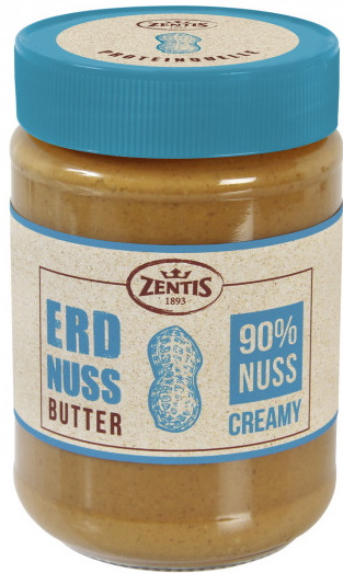 Zentis Erdnussbutter Creamy 350G