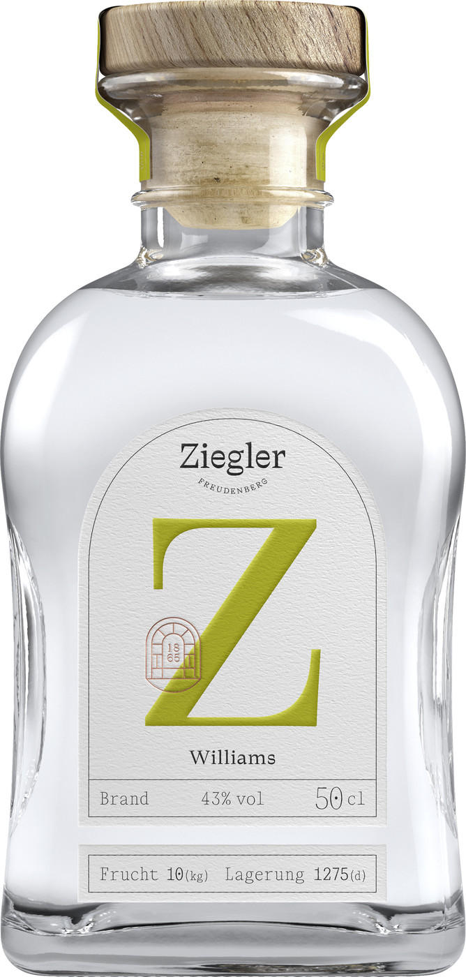 Ziegler Williamsbrand 43% 0,5L Ziegler Williamsbrand 43% 0,5L