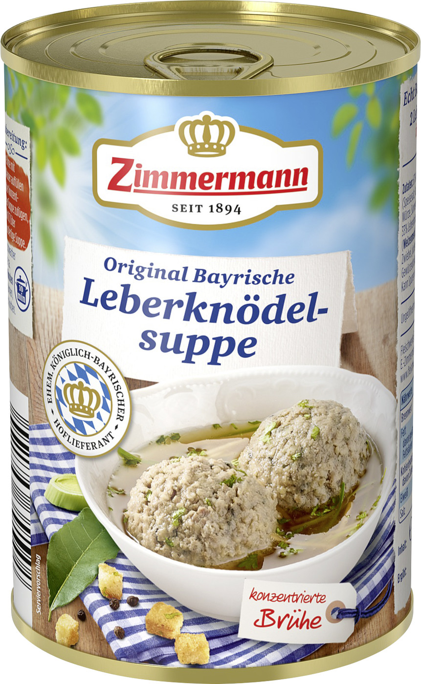 Zimmermann Leberknödel-Suppe 400 ml