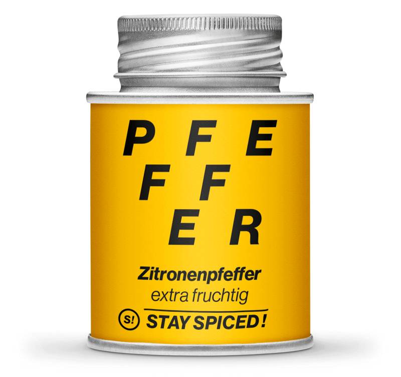 Zitronenpfeffer "extra fruchtig", 170ml Schraubdose